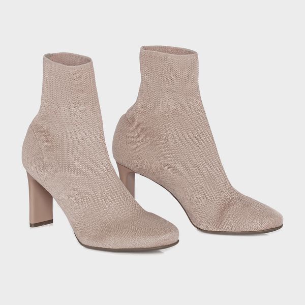Bota em meia Salmão Cano Curto - ZOCCOLETTE