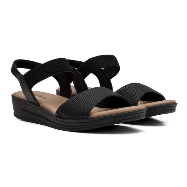 Sandalia Feminina Usaflex Preto