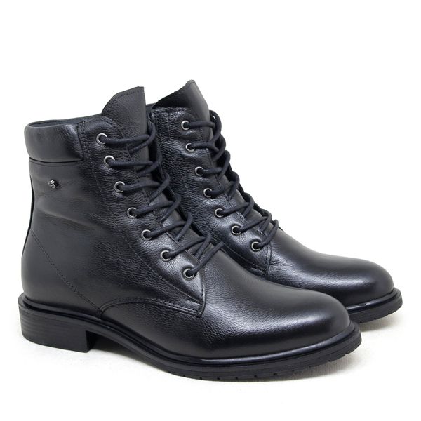 Coturno Perlatto em Couro Feminino Preto - ZOCCOLETTE