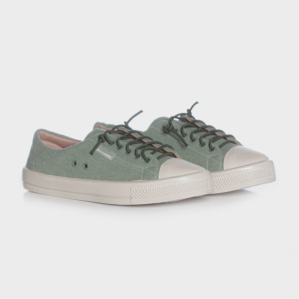Tênis Casual Feminino Zoccolette Verde Estonado - ZOCCOLETTE