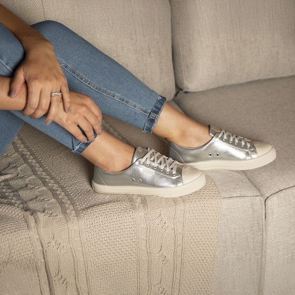 Tênis Feminino Napoli - Prateado 