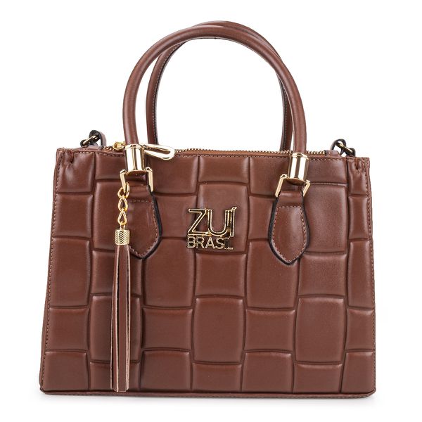 Bolsa Feminina Luxo Lorena Linea Caramelo Zuí Brasil