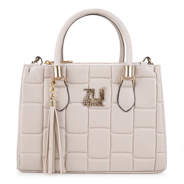 Bolsa Feminina Luxo Lorena Linea Off White Zuí Brasil 