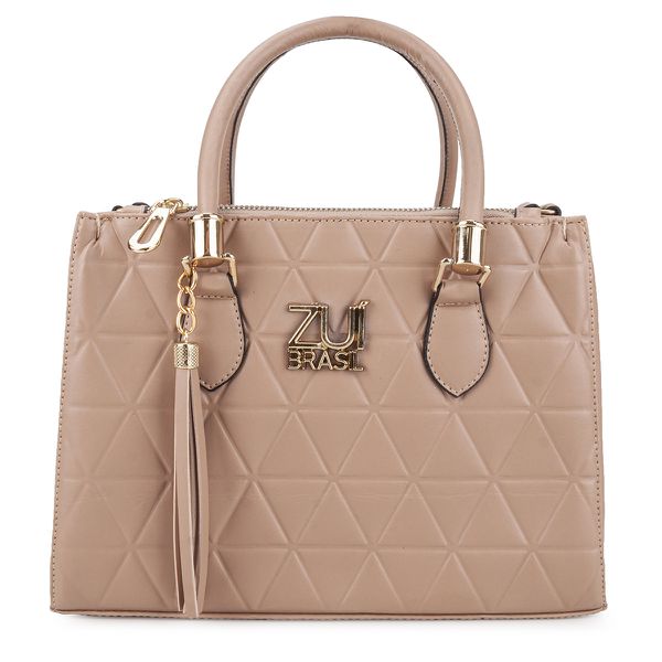 Bolsa Feminina Luxo Lorena Triângulo Nude Zuí Brasil
