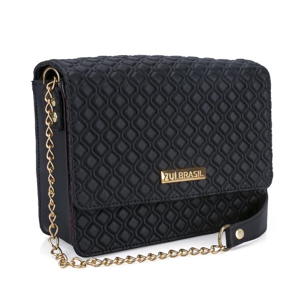 Bolsa Feminina Pequena Petit Alça De Corrente Preta - Zuí Brasil