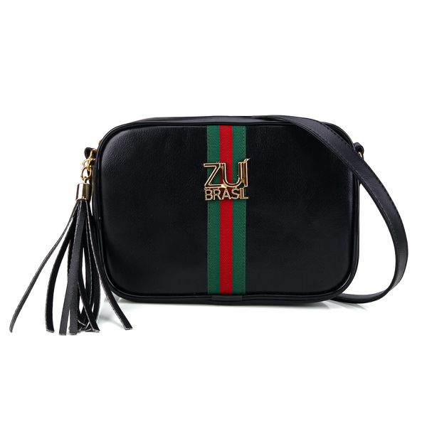 Bolsa Transversal Quadrada Soho Preto Zuí Brasil