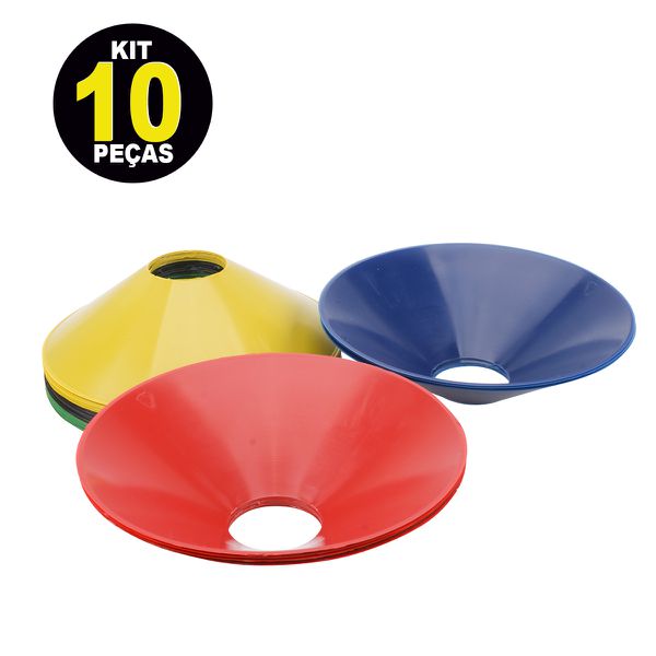 Kit 10 Chapéu Chinês Agilidade Treino Zuí Brasil