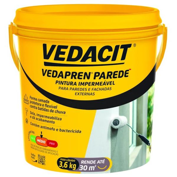 VEDAPREN PAREDE 3,6KG BRANCO OTTO