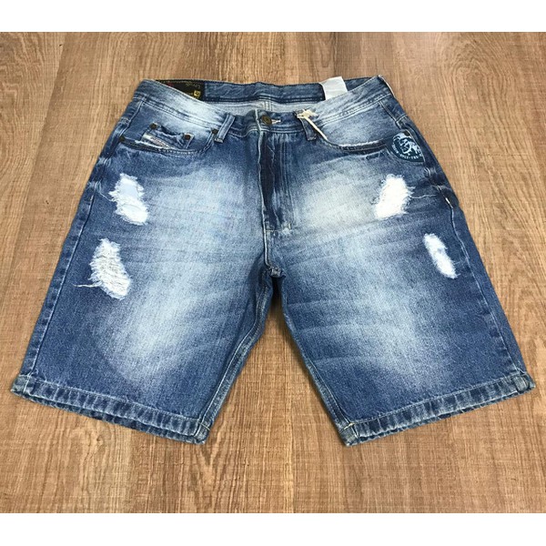 bermuda jeans masculina diesel