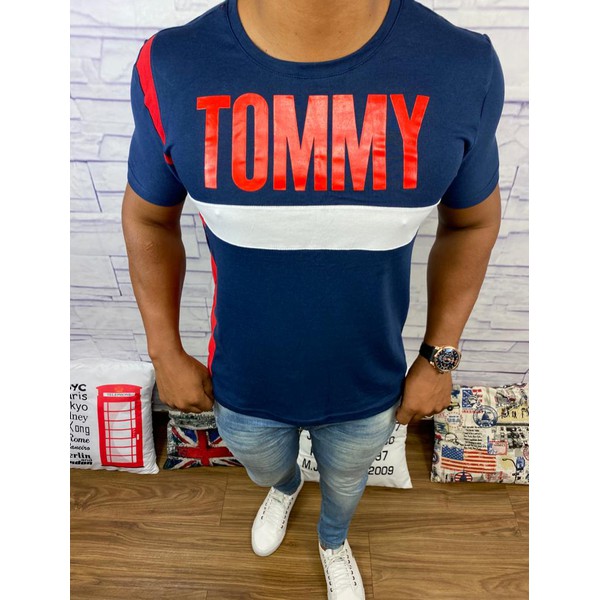 camisa tommy azul