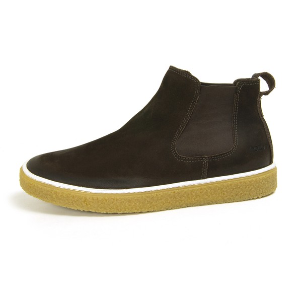 Bota Urbana Casual Moscow Masculina Cafe De Couro Franca Griffe