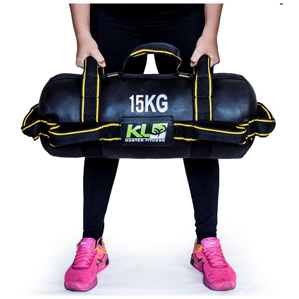 Power Bag Bolsa Couro Funcional Crossfit 15 Kg Academia KLMASTERFITNESS