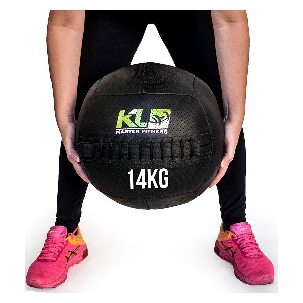 Wall Ball Couro Crossfit Funcional Medicine Ball 14 Kg 30 Lb