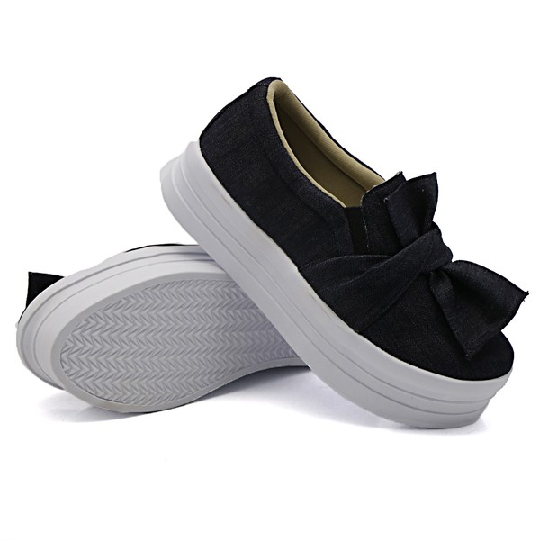 slip on laço