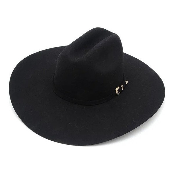 Stetson Cappello Cappello Da Cowboy Stetson Wild West In Feltro - Unisex Adulto, Elegante Per Feste E Concerti Cappello Cowboy Stetson Wild West - Foto 4