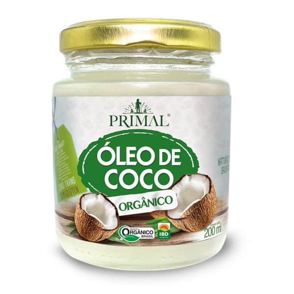 Óleo de Coco Orgânico Extra Virgem 200ml