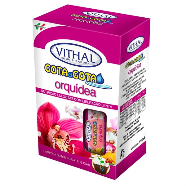 Fertilizante Gota a Gota para orquídeas (6 ampolas) Vithal
