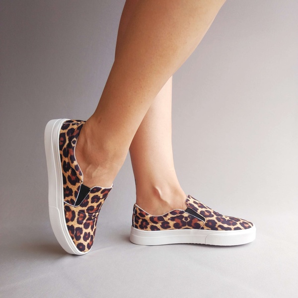 Tênis Slip On Sola Alta Onça | Camerina