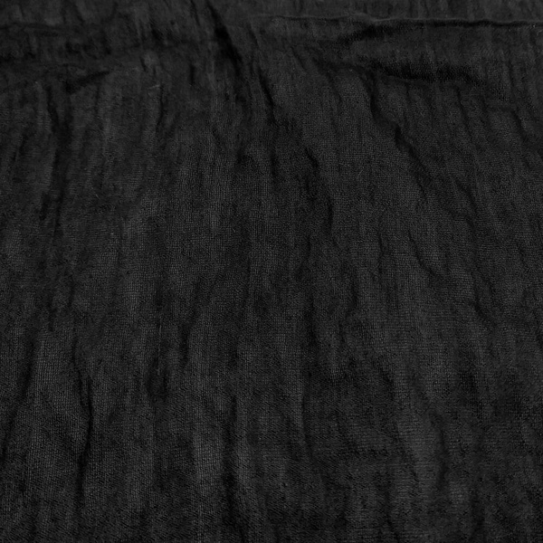 Tecido Nylon Amassado Preto