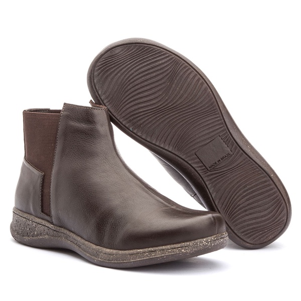 BOTA GABRIELA CAFÉ | Arco íris Shoes | Sapatos Femininos Alternativos