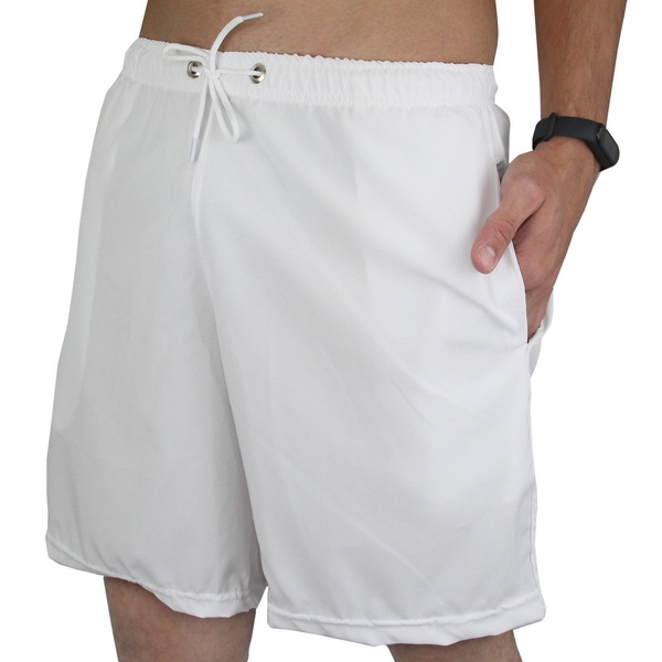 short praia branco masculino