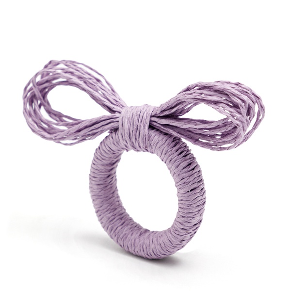 Porta guardanapo laces lilás 