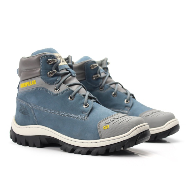 Lançamento TÊNIS INTRUDER Caterpillar Em Couro Azul | CATERPILLAR OUTLET