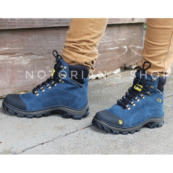 Lançamento TÊNIS INTRUDER Caterpillar Em Couro Azul | CATERPILLAR OUTLET