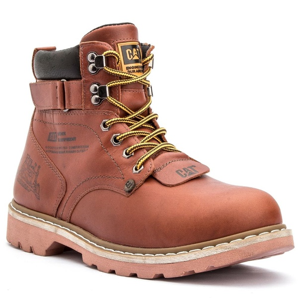 bota cano curto masculina caterpillar