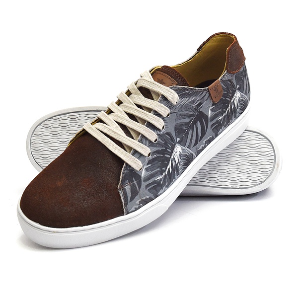 tenis masculino casual couro