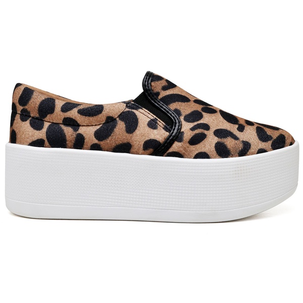 Tênis Feminino Slip On Salto Anabela Campesí | Marisa