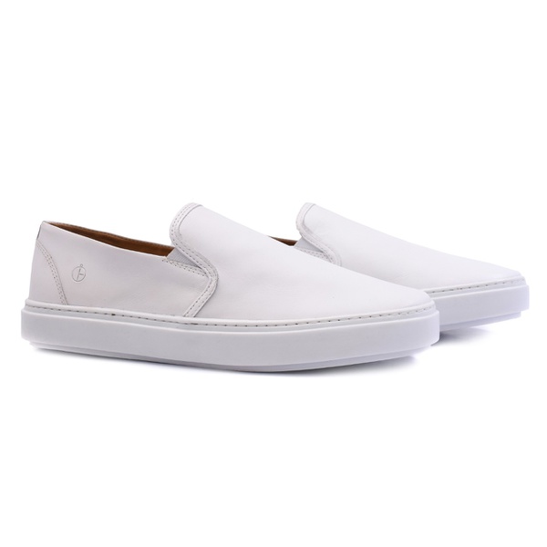 tenis slip on masculino branco