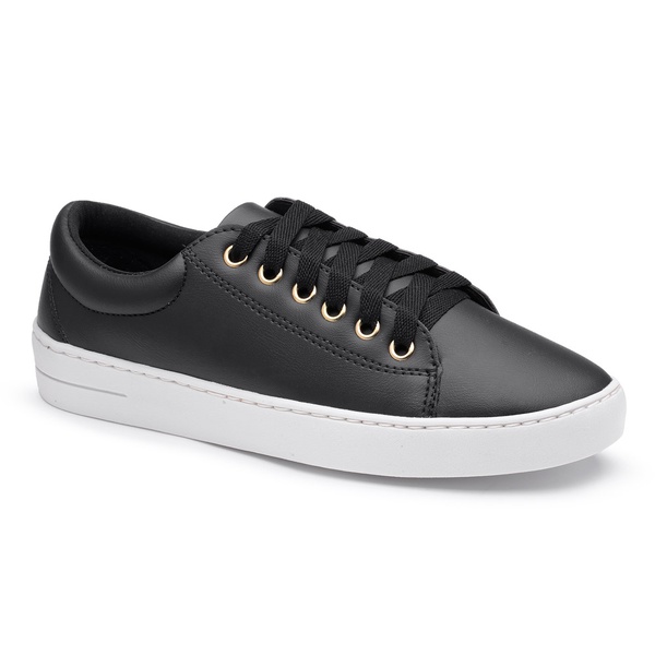 tenis preto liso feminino