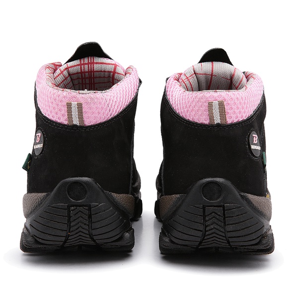 coturno adventure feminino tênis cano alto preto com rosa