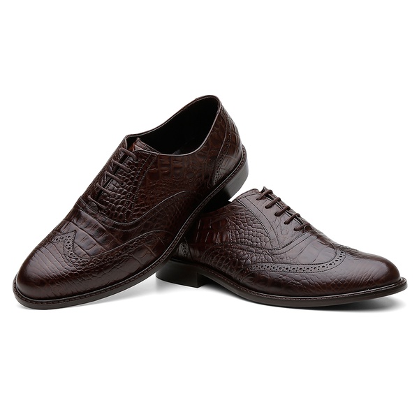 sapato oxford brogue