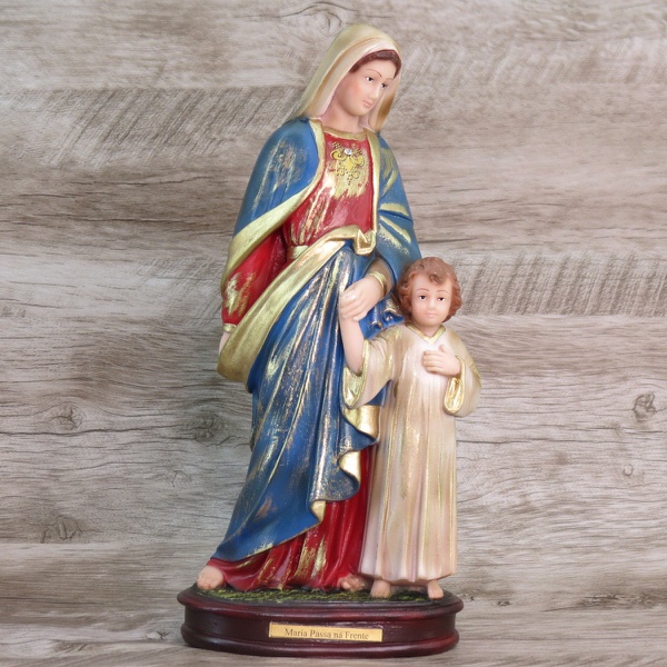 Imagem Resina Maria Passa Na Frente 30 Cm Betania Loja Catolica