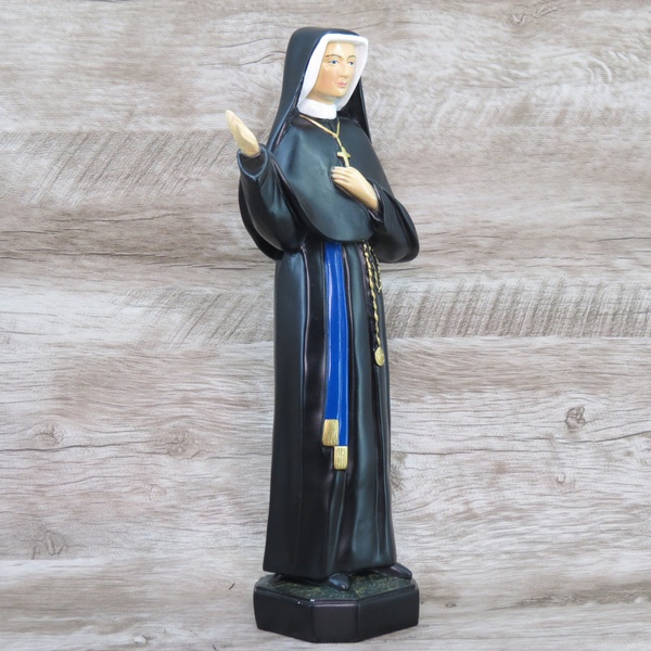 Imagem Gesso Santa Faustina 32 Cm Betania Loja Catolica