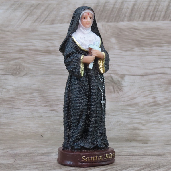Imagem Resina Santa Rita De Cassia 13 Cm Betania Loja Catolica