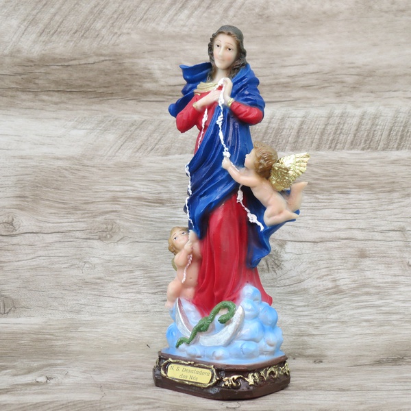 Imagem Resina - Nossa Senhora Desatadora dos Nós 20 cm | Betânia Loja  Católica