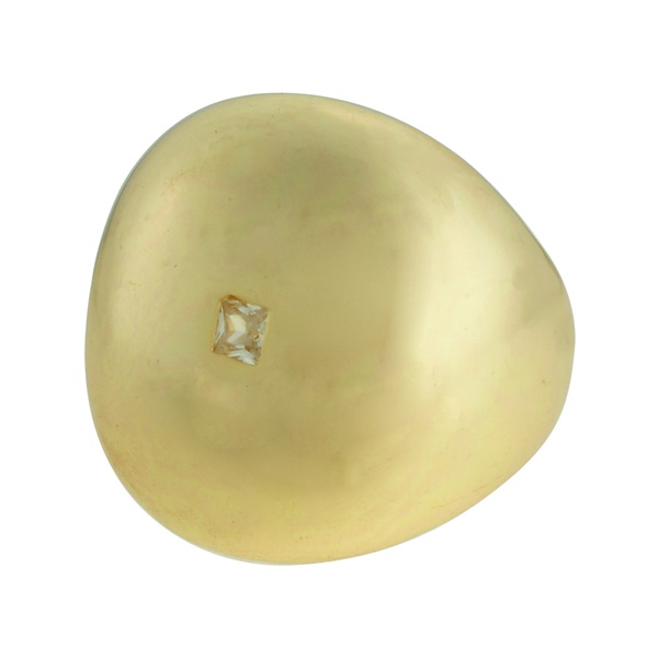 Anel Metal Lesprit LA10381 Dourado Cristal