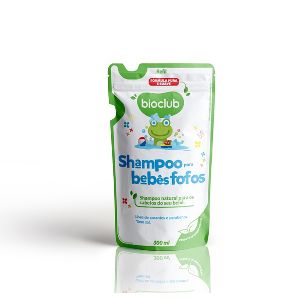 Sachê Shampoo para Bebês Fofos Bioclub 300ml