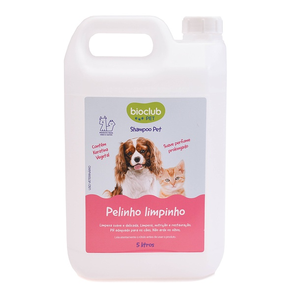Pelinho Limpinho Bioclub® - Shampoo Pet Saudável 5L