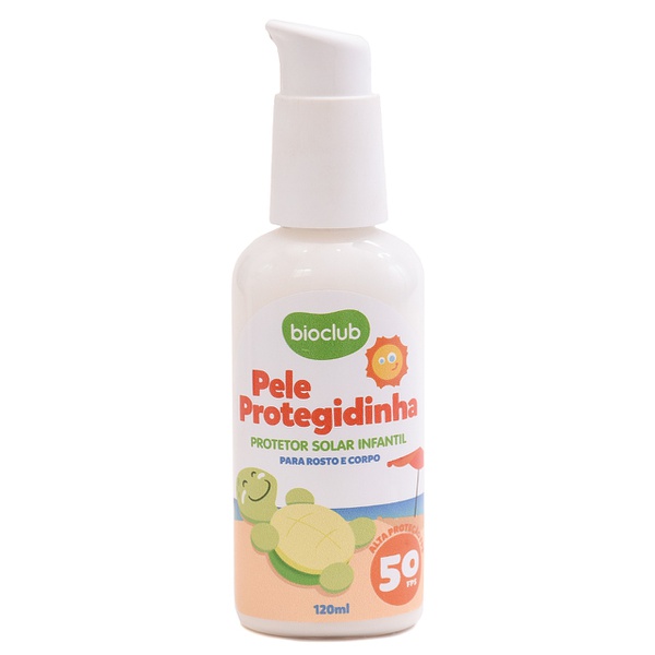Pele Protegidinha Bioclub® - Protetor Solar Infantil Natural 120 ml