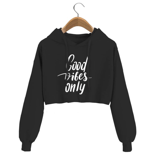 Cropped preto de frio clearance