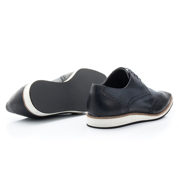 Sapato Oxford Masculino Estilo Italiano Casual Esporte Fino 516 Marinho |  BMBRASIL CALÇADOS