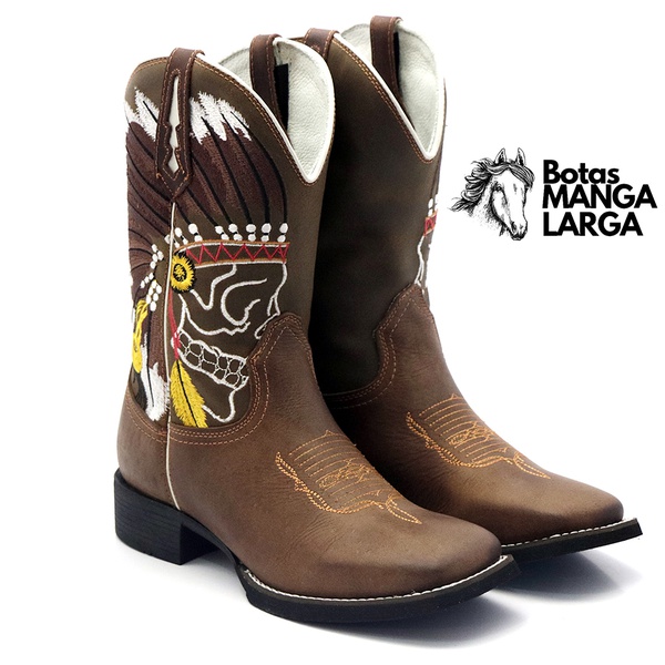 bota texana indio