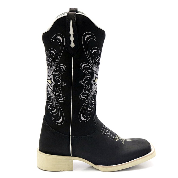 bota texana feminina com cruz
