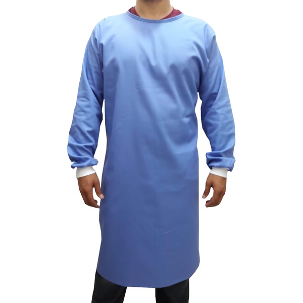 Capote Cirúrgico Brim 100% Algodão - Azul Celeste | BRANCURA