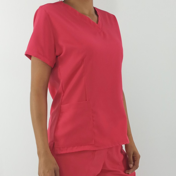 Camisa Scrub Pijama Cirúrgico Rosa PInk