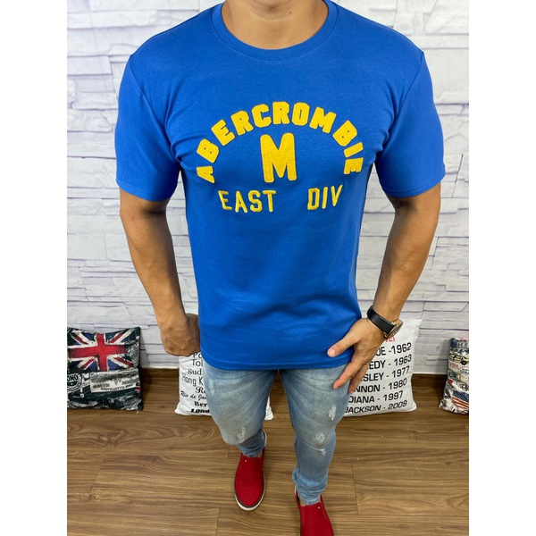 Camiseta Abercrombie Azul Royal